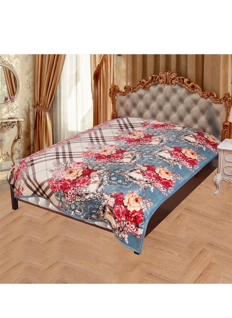 Stargold Double Ply Premium Korea Quality Blanket Made by 100% Polyester SPUN YARN Obtained from Virgin Polyester Which is Suitable for winter and Rainy Season  - Image 1