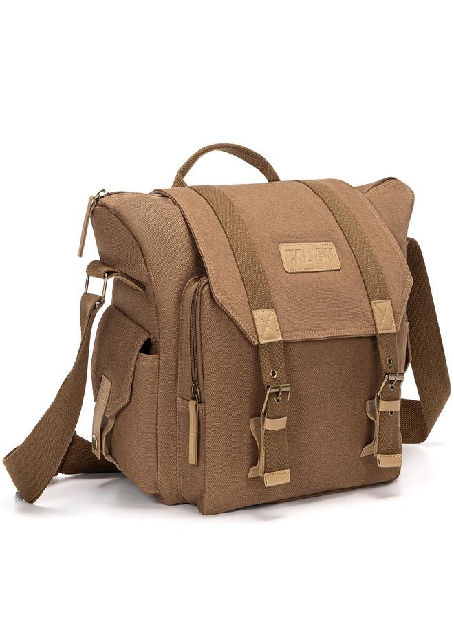 CADeN Lightweight Vintage Waterproof Canvas DSLR SLR Shockproof Camera Shoulder Messenger Bag Compatible for Canon Sony Nikon - Image 1