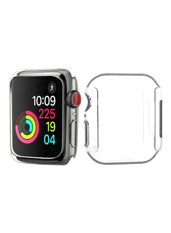 بورتوني غطاء شاشة الساعة الذكية لساعة أبل سلسلة 4/5 40 ملم شفاف - Image 3