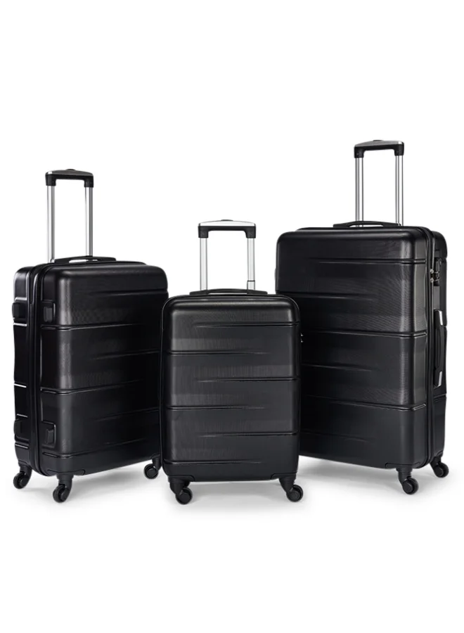 LIMRA Luxury 3-Piece Hardside Luggage Set with Spinner Wheels - Modern Design (20", 24", 28")
