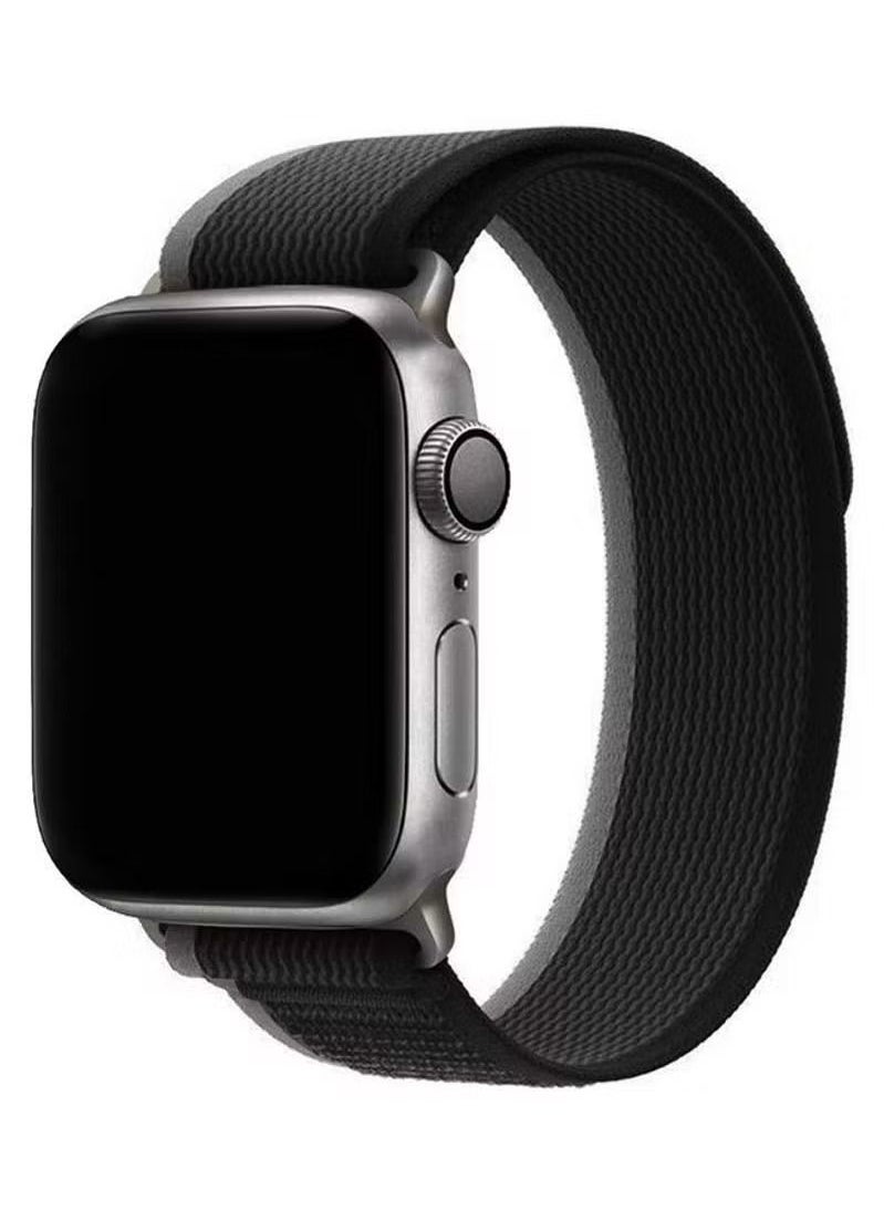 Generic - 3Pack for Apple Watch Band 49mm 45mm 44mm 42mm Alpine Loop Band, Trail Band, Ocean Band Compatible with Apple Watch Ultra/8/7/SE/6/5/4/3/2/1 Red/Orange/Black - Image 1