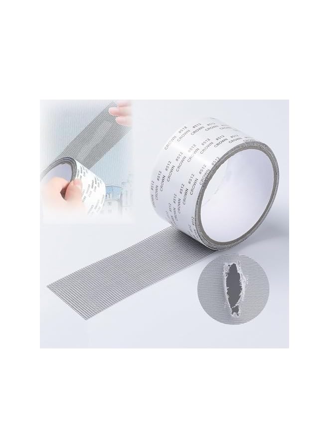 The Bros 3 Roll Mosquito Net Repair Tape, Mosquito Net Patch Kit Strong Adhesive Window Screen Repair Tape Window Screen Mesh (5cm x 200cm) - Image 2