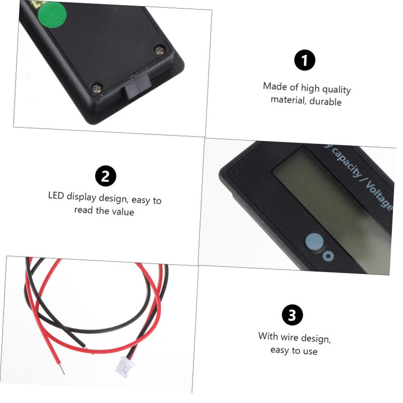 جهاز اختبار سعة بطارية شاشة LCD 48 فولت مع مراقب الجهد لبطاريات الليثيوم أيون والبنوك الكهربائية - Image 3