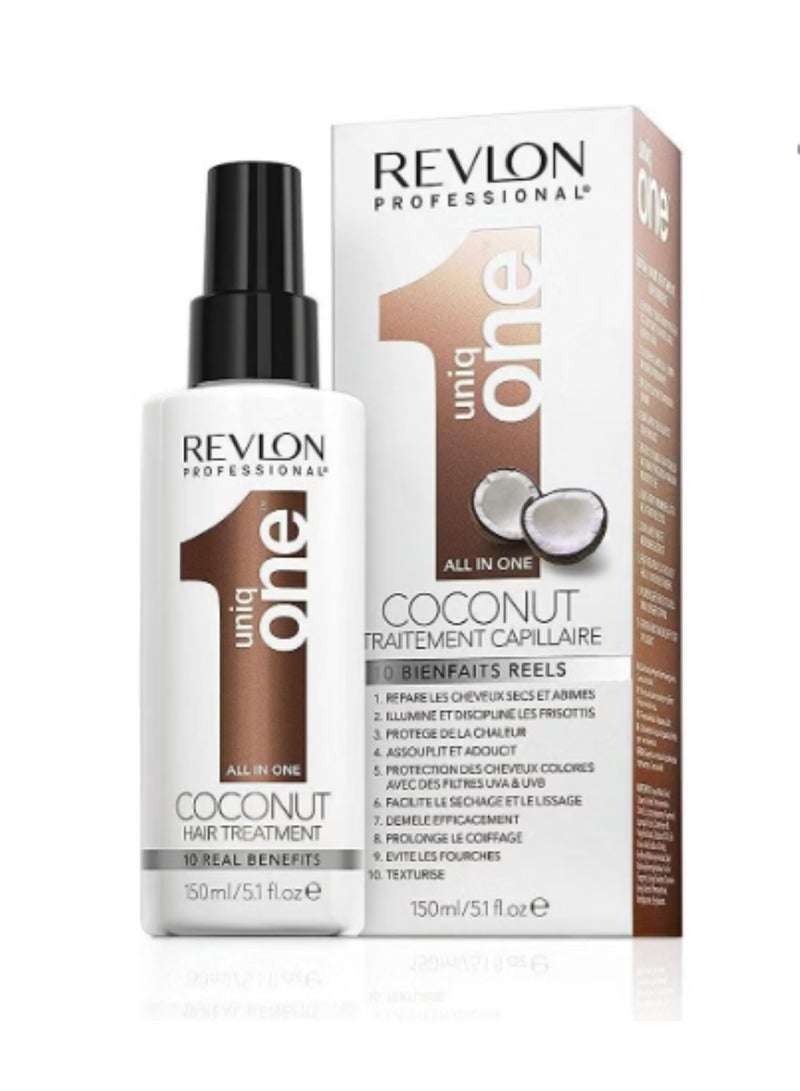 Revlon professional uniqone all in one (Coconut Scent) hair treatment - 150 ml