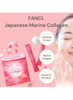 Fancl Deep Charge Collagen Powder I Japanese Marine Collagen I Collagen Peptides102 gm Sachets  - Image 2