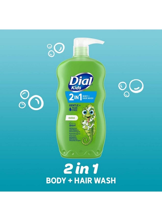 Dial Kids 2-in-1 Body+Hair Wash, Melon, 24 fl oz (Pack of 4) - Image 3