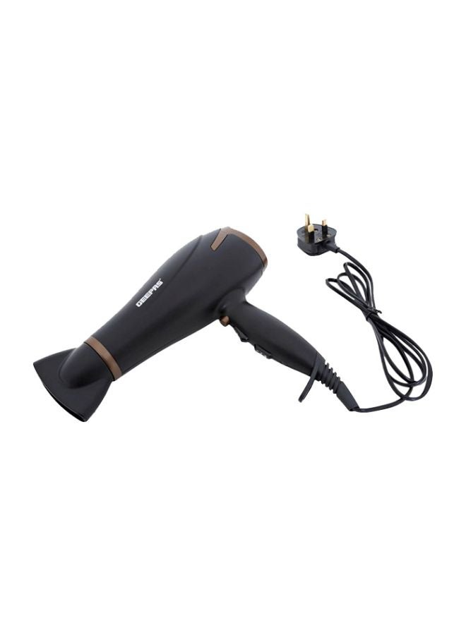 GEEPAS Professional Hair Dryer Black - Image 1