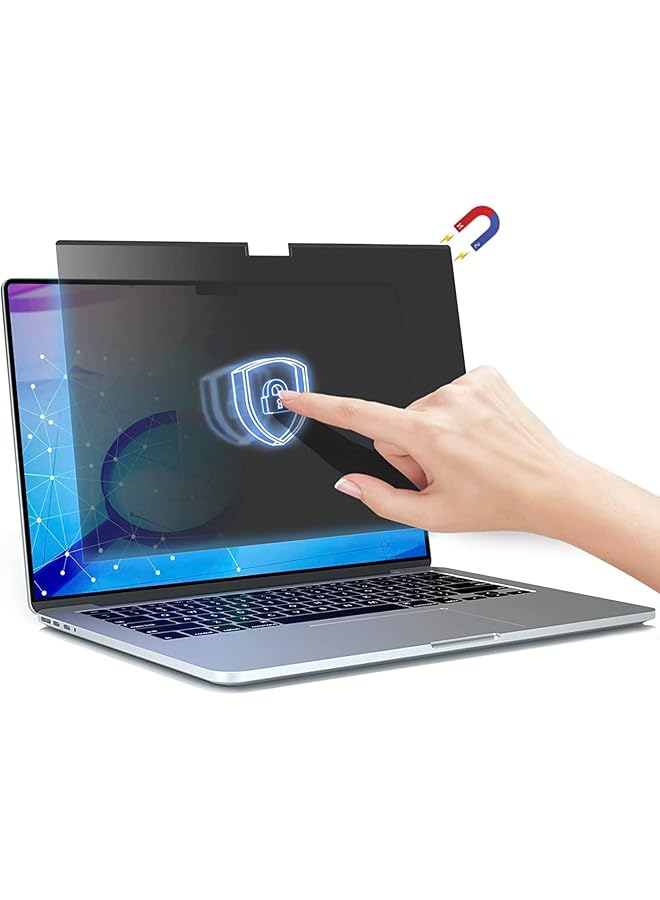 erorex Macbook Pro 16 Privacy Screen Magnetic Privacy Screen Filters Compatible With Macbook Pro 16 Inch 2021 Laptop Privacy Screen Protector For Macbook Pro 16.2 Inch 2021 M1 Pro M1 Max Chip A2485  - Image 1