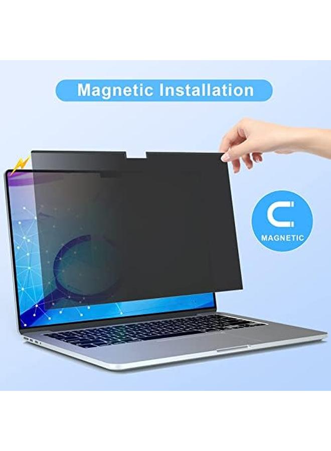 erorex Macbook Pro 16 Privacy Screen Magnetic Privacy Screen Filters Compatible With Macbook Pro 16 Inch 2021 Laptop Privacy Screen Protector For Macbook Pro 16.2 Inch 2021 M1 Pro M1 Max Chip A2485  - Image 2
