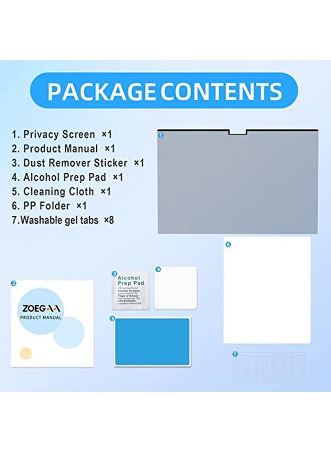 erorex Macbook Pro 16 Privacy Screen Magnetic Privacy Screen Filters Compatible With Macbook Pro 16 Inch 2021 Laptop Privacy Screen Protector For Macbook Pro 16.2 Inch 2021 M1 Pro M1 Max Chip A2485  - Image 5