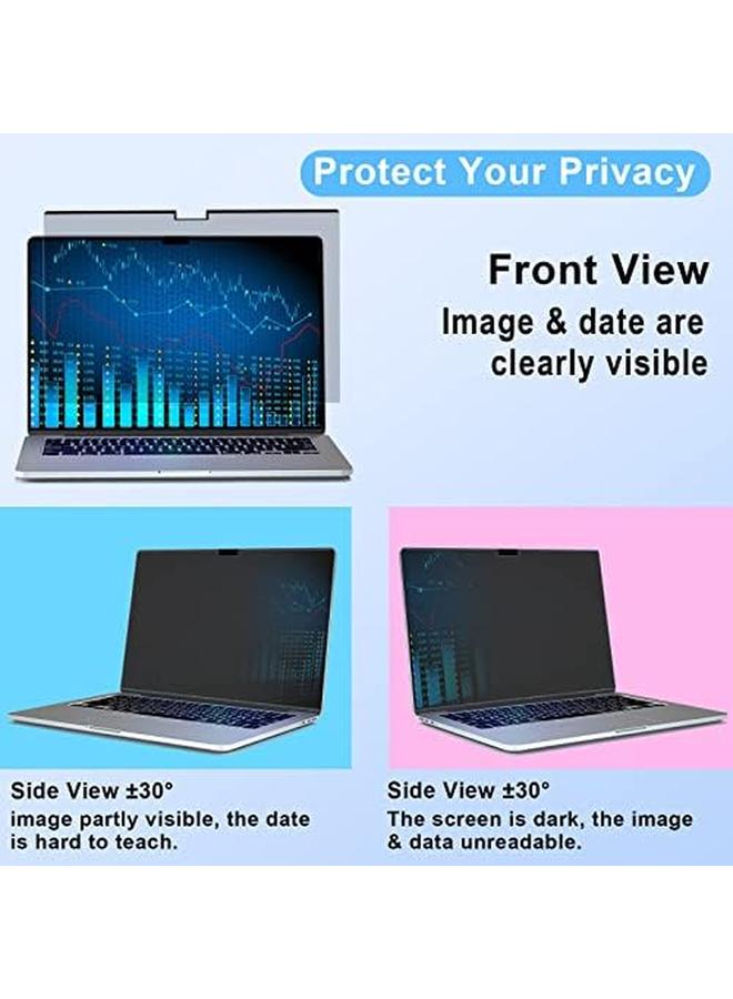 erorex Macbook Pro 16 Privacy Screen Magnetic Privacy Screen Filters Compatible With Macbook Pro 16 Inch 2021 Laptop Privacy Screen Protector For Macbook Pro 16.2 Inch 2021 M1 Pro M1 Max Chip A2485  - Image 3