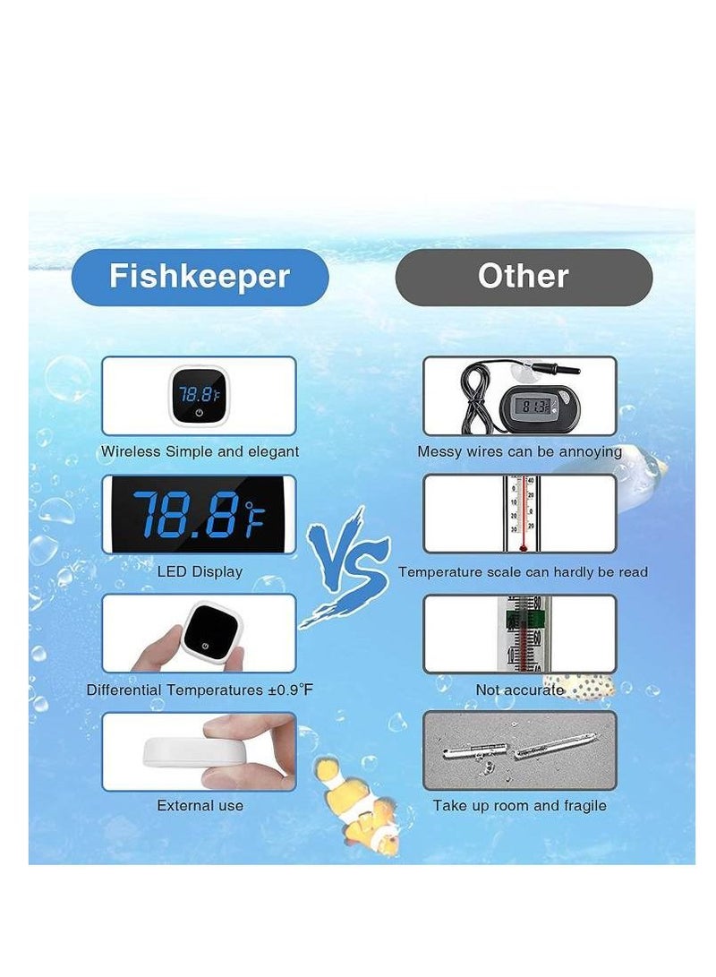Hygger LED Digital Aquarium Thermometer - Suitable for All Tanks - Marine & fresh Water Tanks - Image 3