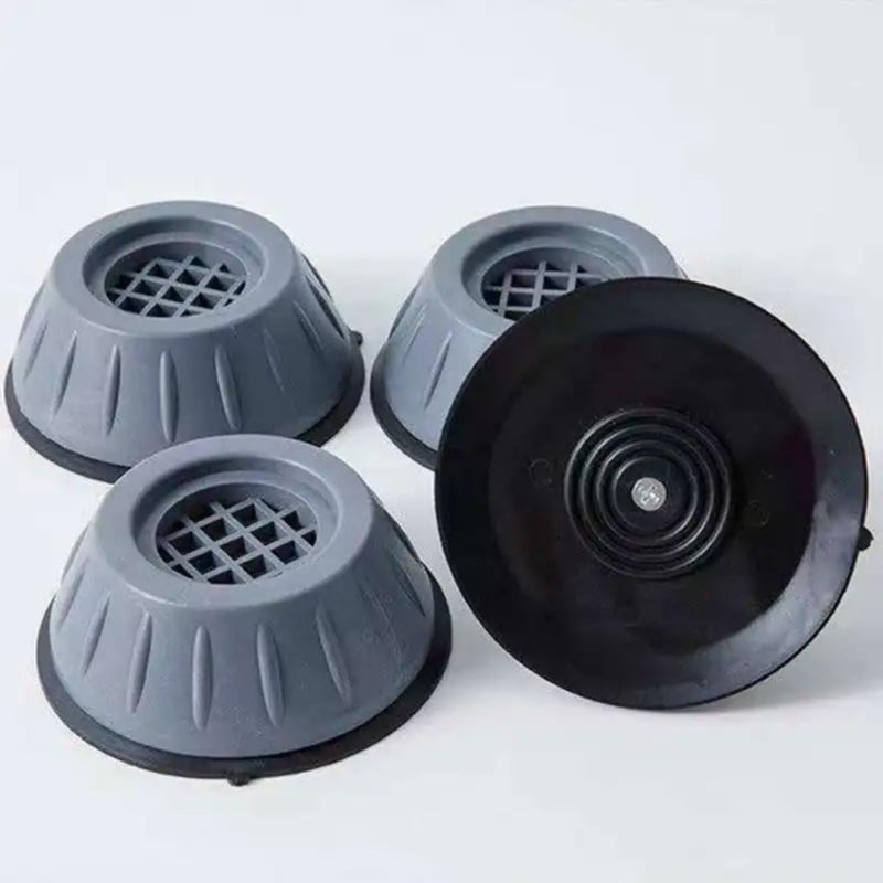 Caltero Anti Vibration Pads for Washing Machine with Suction Cup for Washing Machines Fridge Dryer Levelling Feet AntiWalk AntiSkidAntiVibration and Noise Cancellation 4 Pack2024 - Image 1