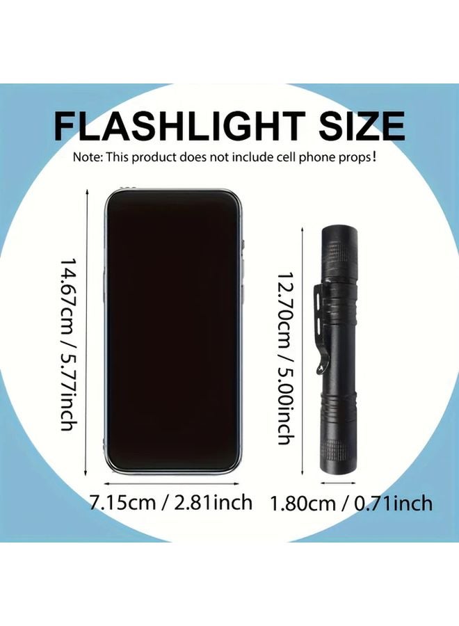 Mini USB Rechargeable LED Pen Flashlight 1pc Portable Waterproof Torch 3 Modes 400mAh Battery for Outdoor Camping Emergency - Image 4