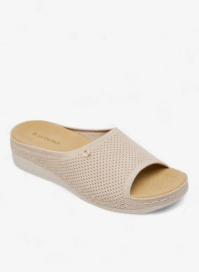 لو كونفورت صنادل نسائية مريحة بنسيج فلاي نيت سهلة الارتداء