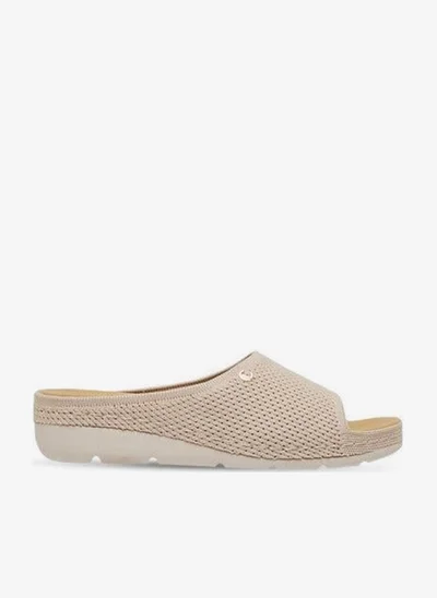 Le Confort Women Flyknit Textured Slip-On Comfort Sandals