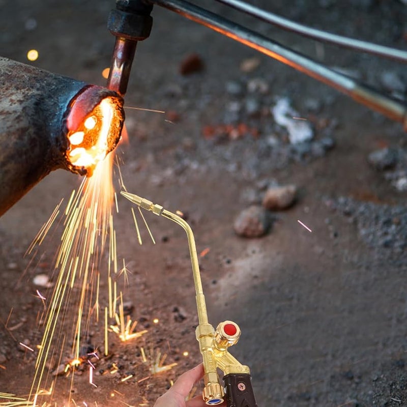Self Ignition Adjustable Flame Brazing Torch Head Propane Welding Tool for HVAC Plumbing Soldering - Image 5