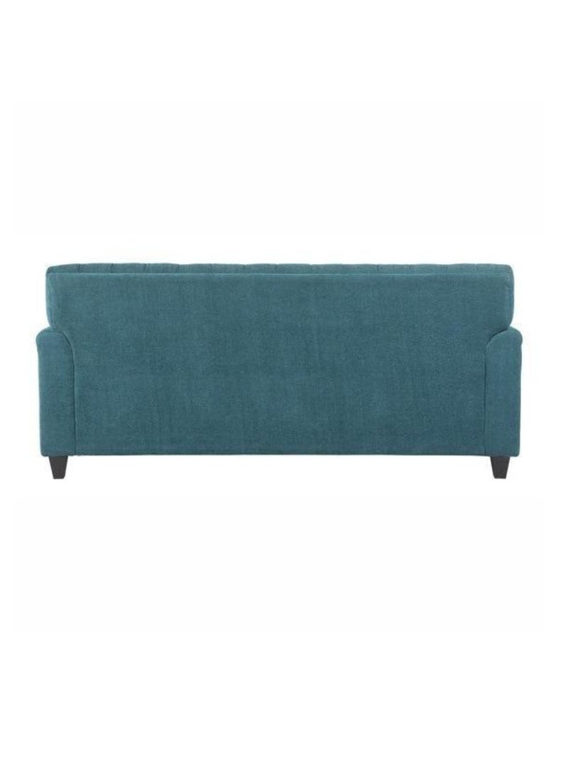 Wooden Twist Wooden Twist Contemporary Style 3 Seater Modern Sofa Set ( Blue )  - Image 5
