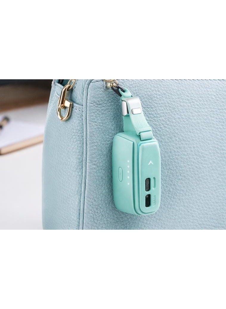 لينيس باور بانك LENYES PX028D صغير محمول 5000 مللي أمبير شحن سريع USB-C مخرج مزدوج خفيف الوزن للآيفون والأندرويد والسفر - Image 3