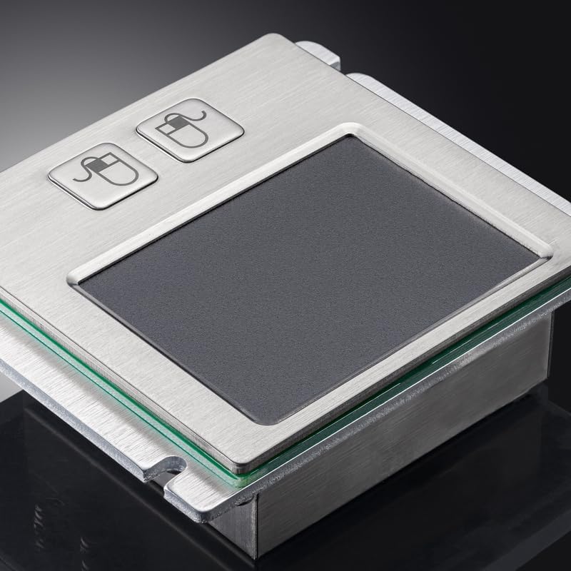 Rugged Sealed Panel Mount Stainless Steel Trackpad Wired USB Touchpad Mouse Multi-Gesture 2 Buttons(USB Interface) - Image 2