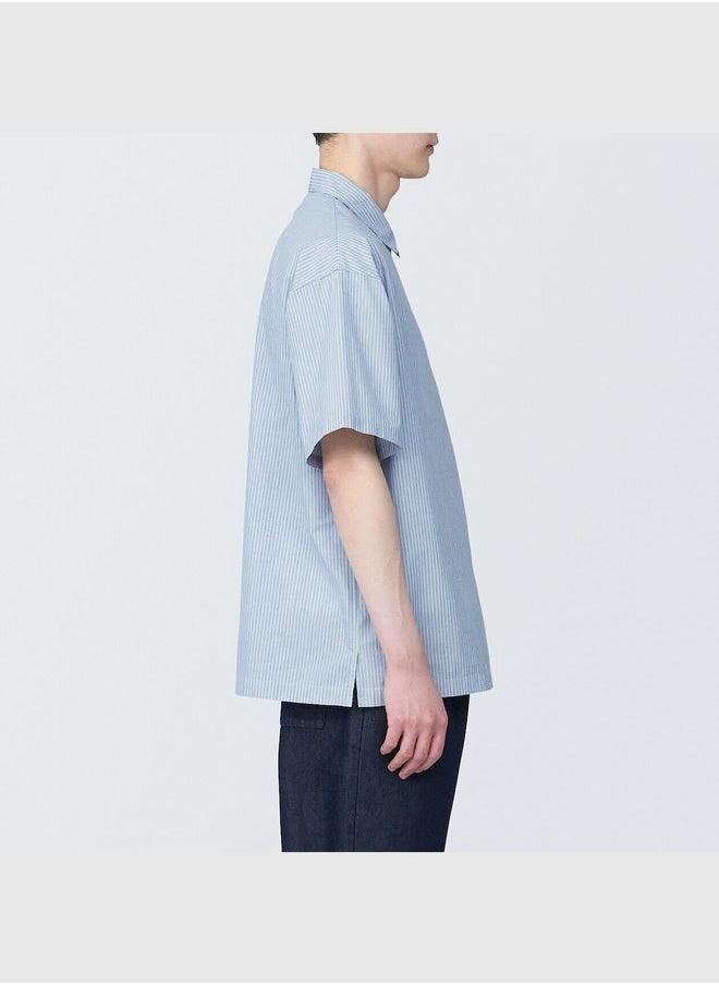 MUJI Cool Touch Woven Polo Shirt  - Image 3