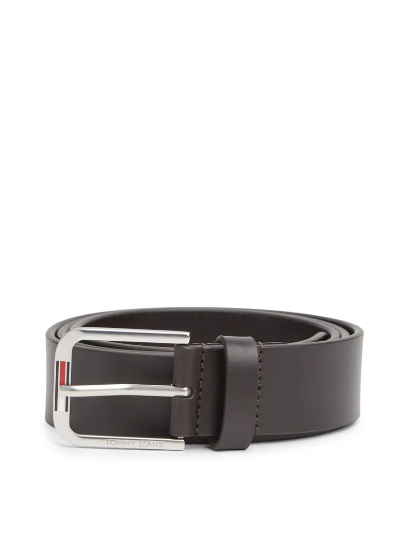 TOMMY JEANS  Austin Embossed Logo Leather Belt  | Best Price UAE