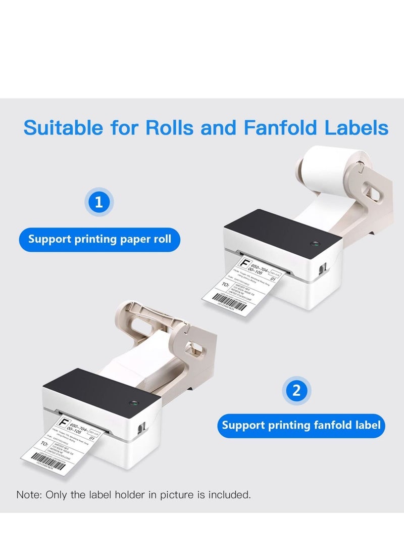 Y&D - Label Holder,Thermal Holder for Rolls and Fan-fold Stack Labels Paper Bracket Stand Work with Desktop Thermal Shipping Printer - Image 1