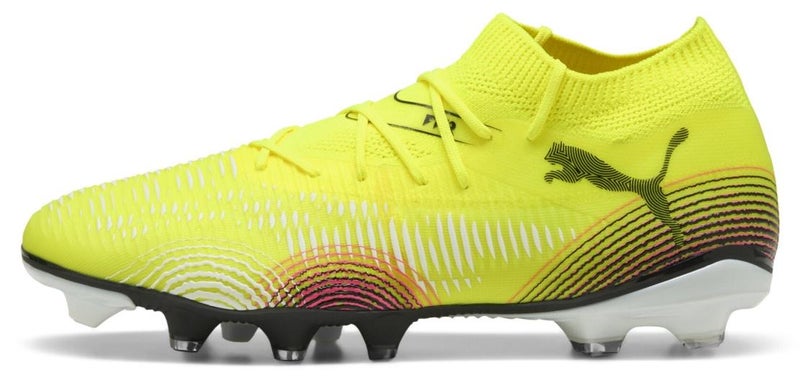 PUMA FUTURE 8 MATCH FG/AG Mens Yellow Football Boots - Image 1