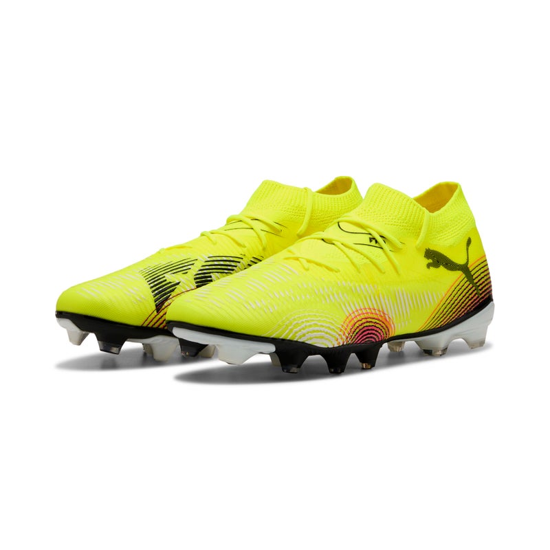 PUMA FUTURE 8 MATCH FG/AG Mens Yellow Football Boots - Image 2