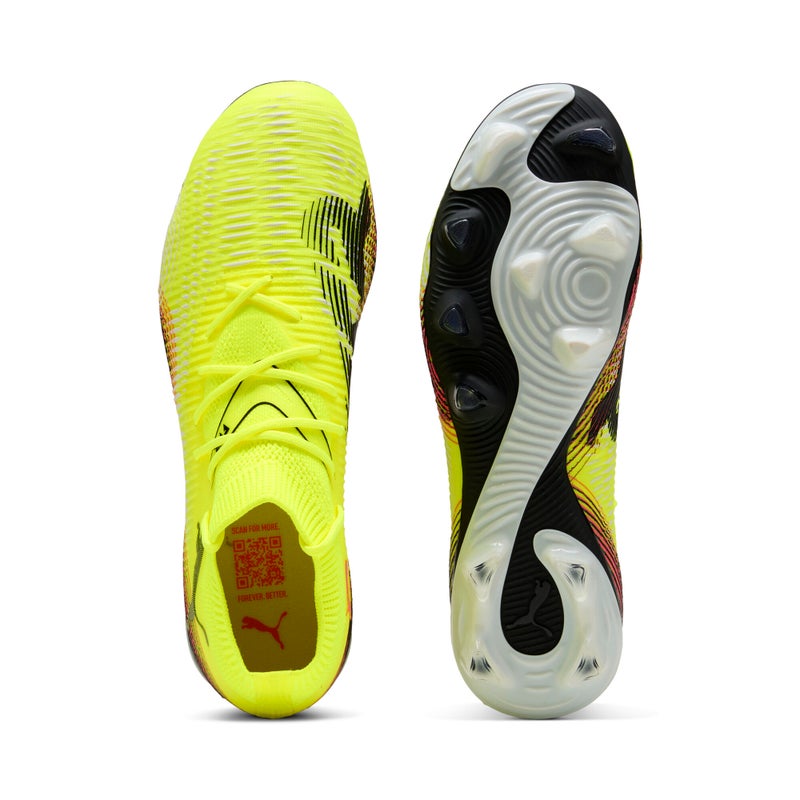 PUMA FUTURE 8 MATCH FG/AG Mens Yellow Football Boots - Image 4
