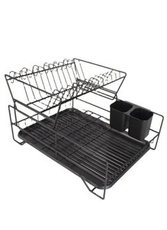 American-Style 2-Tier Dish Rack for Elegant Kitchen Organization - pzsku/Z4EA3B11D6443B62E0D27Z/45/_/1724523916/a9364deb-fddd-4468-bc90-2b9d27a9d7c7