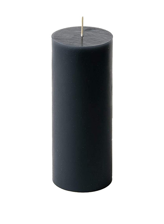 Luces Paraffin Wax Smokeless Scented 2.5"X3" Black & Red Tall Pillar Candle for Decoretion - Image 3
