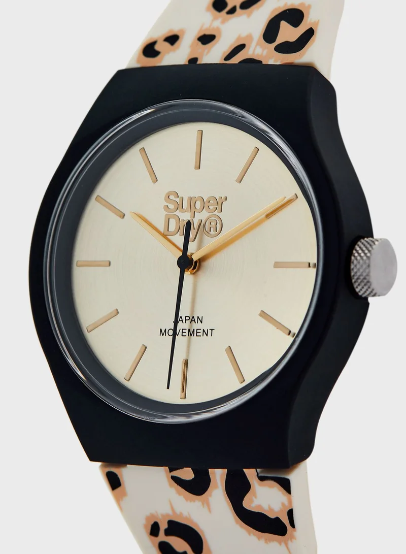 Superdry Urban Leopard Print Analog Watch