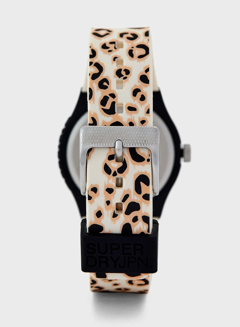 Superdry Urban Leopard Print Analog Watch