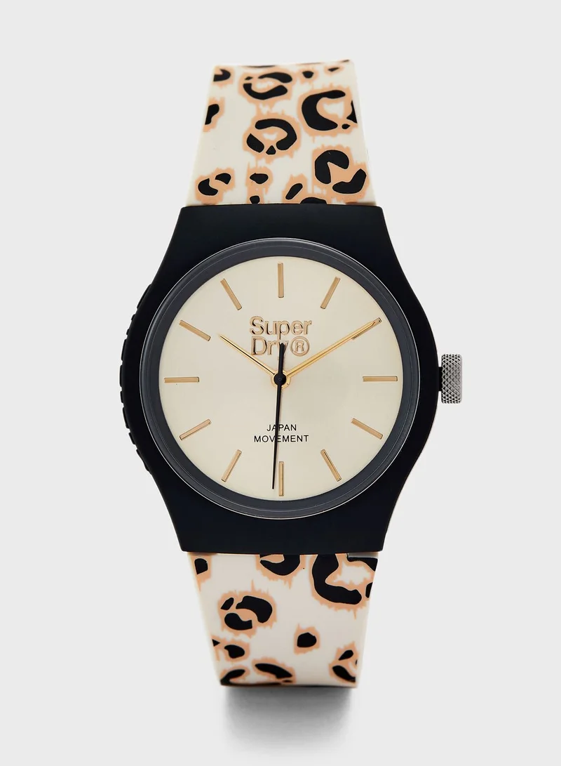 Superdry Urban Leopard Print Analog Watch