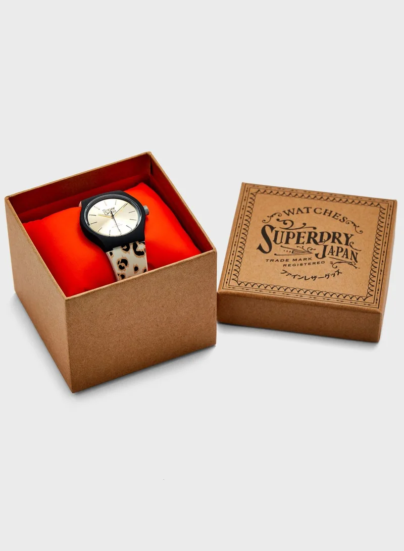 Superdry Urban Leopard Print Analog Watch