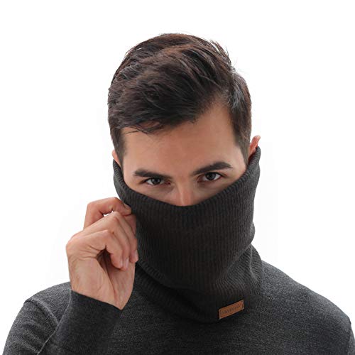 NovForth Winter Neck Warmer Men Ski, Neck Gaiter Face Scarf Women, Fleece Scarf for Men Gaiter Mask, Thick Windproof Scarves - Image 2