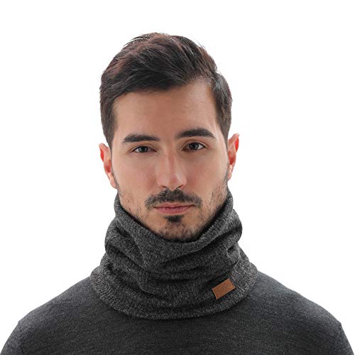 NovForth Winter Neck Warmer Men Ski, Neck Gaiter Face Scarf Women, Fleece Scarf for Men Gaiter Mask, Thick Windproof Scarves - Image 3