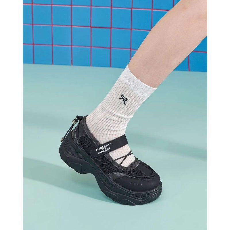Masuism 2025 Thick-Soled Mary Jane Shoes For Women, Height-Increasing Versatile Casual Sports Sandals - Image 3