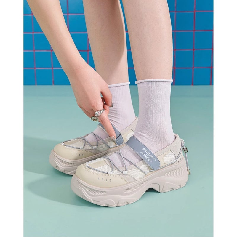 Masuism 2025 Thick-Soled Mary Jane Shoes For Women, Height-Increasing Versatile Casual Sports Sandals - Image 2
