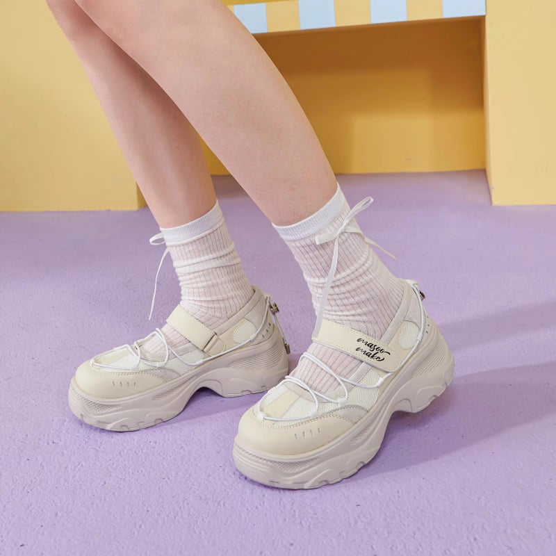 Masuism 2025 Thick-Soled Mary Jane Shoes For Women, Height-Increasing Versatile Casual Sports Sandals - Image 4