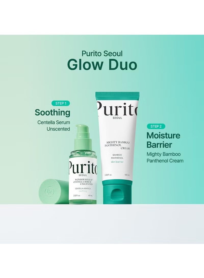 PURITO Mighty Bamboo Panthenol Cream, Glow Cream, Skin Barrier Repair, for All Skin Types, Daily Face Moisturizer, Glass skin, Vegan, Korean Skin Care 3.38fl.oz / 100ml - Image 4