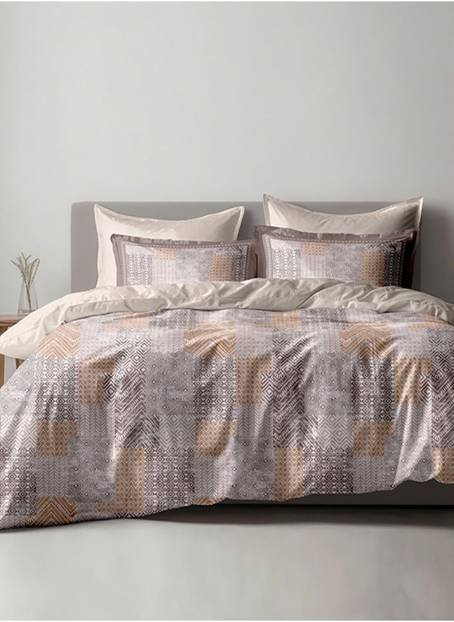 PACHA HOME FiberSoft Printed Quilt - 240*260 with 2 pillowcases 50*70. 