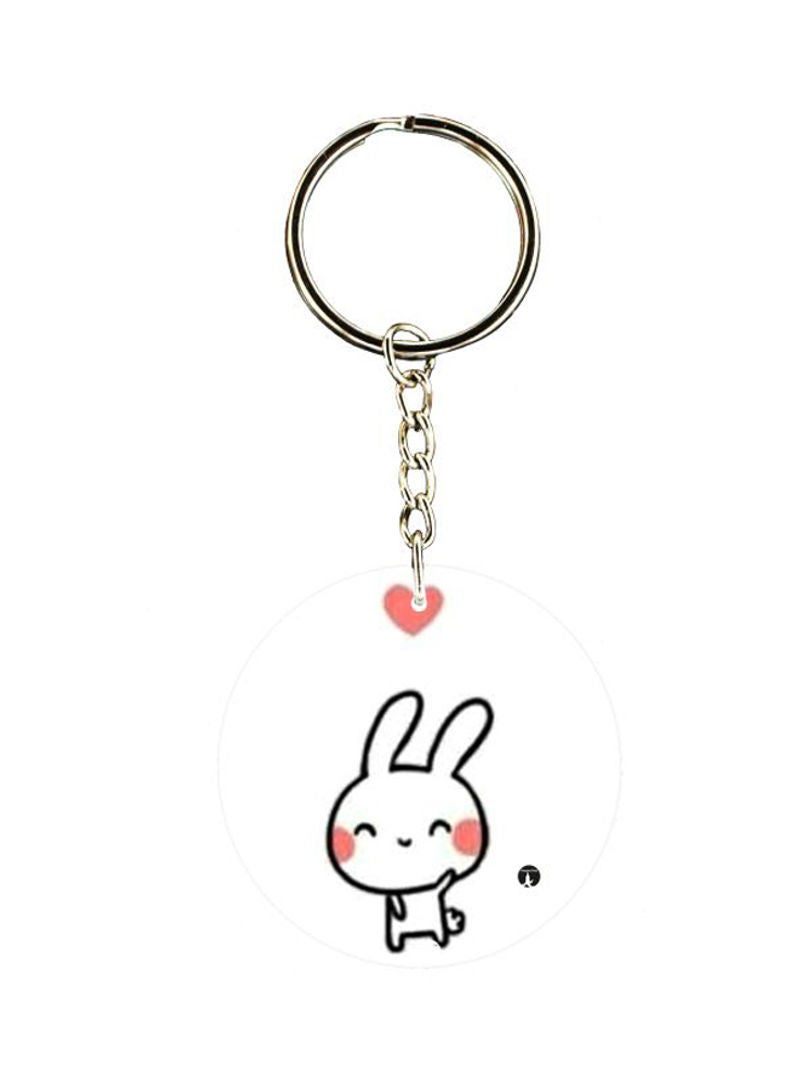 Cartoon Printed Keychain