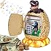 Refasy Electronic Piggy Bank for Kids Dinosaur ATM Piggy Bank Password Cash Coin Can Money Bank Kids Toy with Music Easter Birthday Gifts for Boys Girls 3 4 5 6 7 8 9 10 11 12 Year Old Brown - Image 4