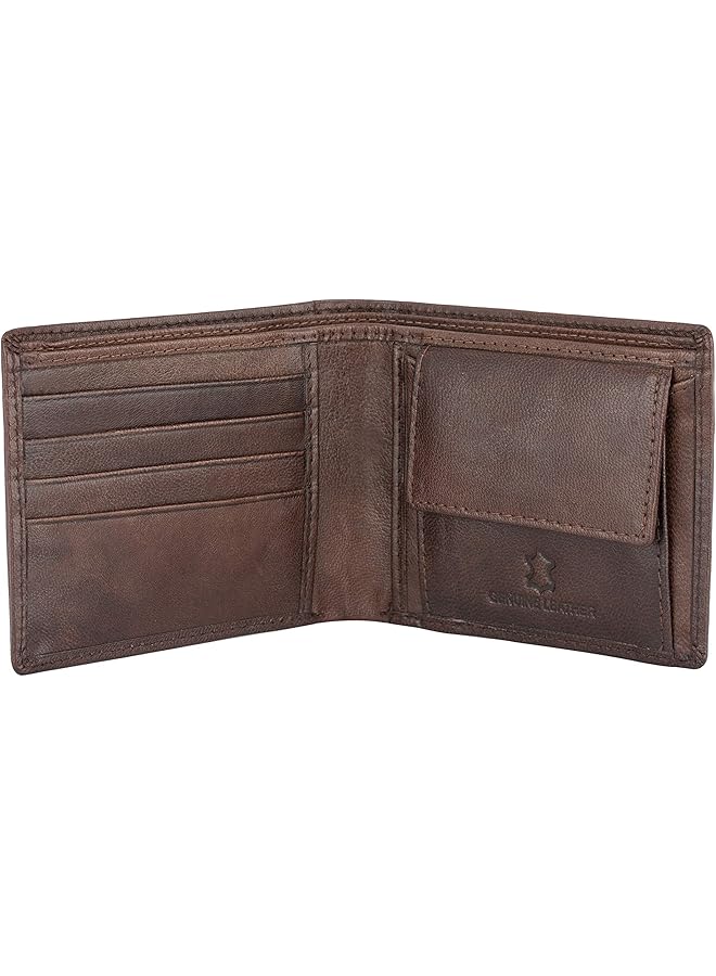 فلاينج فوسول محفظة نقود عصرية للرجال Ffw00044، بنية اللون، مقاس واحد - Image 2