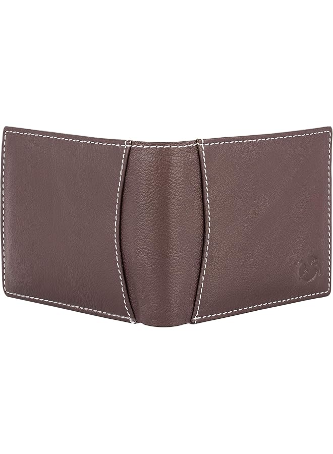 فلاينج فوسول محفظة نقود عصرية للرجال Ffw00044، بنية اللون، مقاس واحد - Image 3