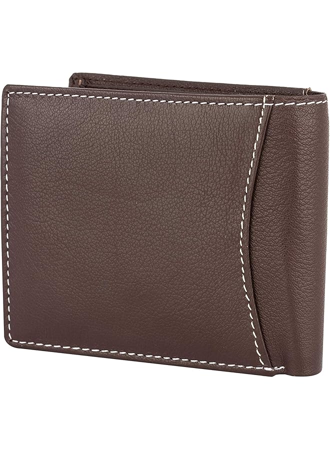 فلاينج فوسول محفظة نقود عصرية للرجال Ffw00044، بنية اللون، مقاس واحد - Image 4