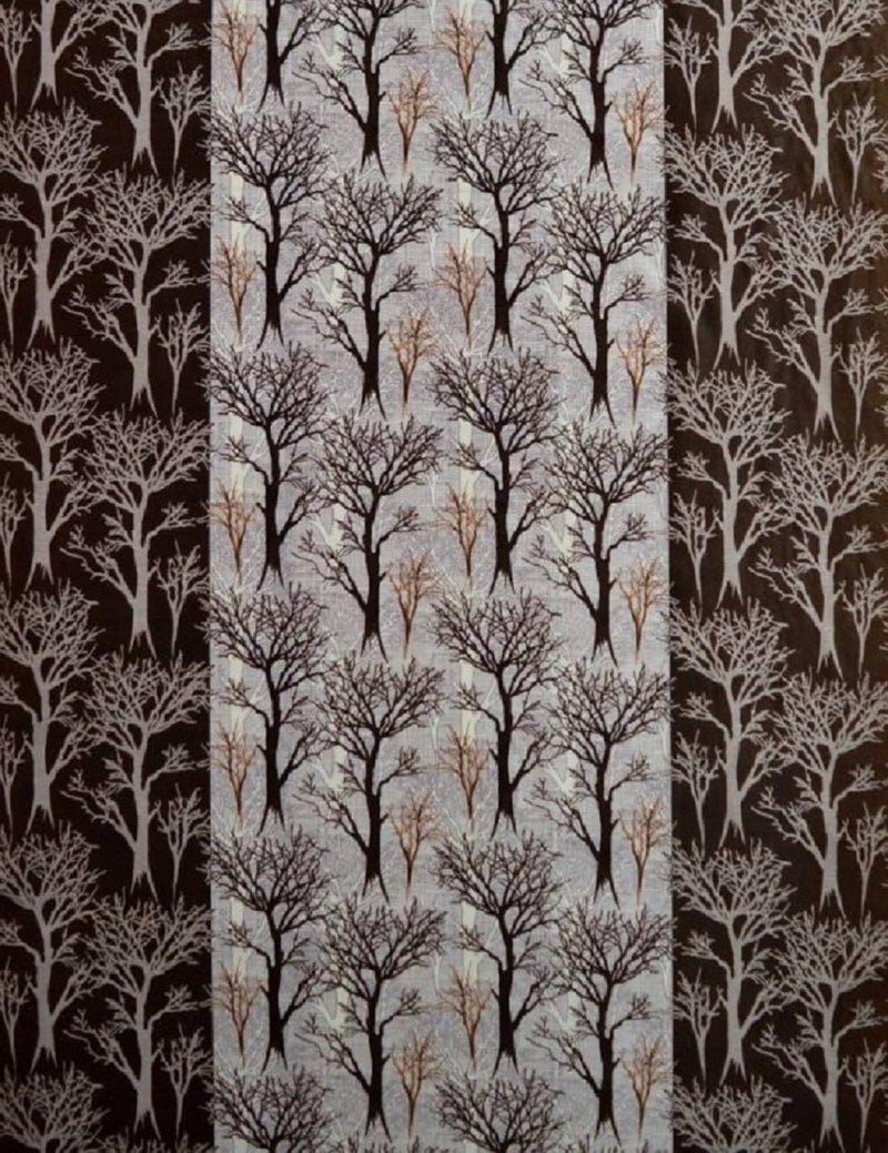 Immix 2 Piece Garden Panel Eyelet Polyester Window Curtains 6 Feet Pack of 2 Room Darkening Washable_CurtnTreexP2  - Image 2