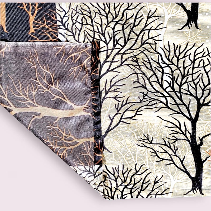Immix 2 Piece Garden Panel Eyelet Polyester Window Curtains 6 Feet Pack of 2 Room Darkening Washable_CurtnTreexP2  - Image 4